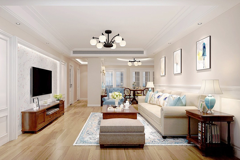 144㎡精致三居簡(jiǎn)歐